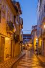 Rua da Coimbra street scene in Aveiro, Portugal Art Print